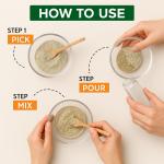Amla, Reetha, Shikakai, Curry Leaves & Hibiscus Powder - Hair Growth Combo Pack (250 g)