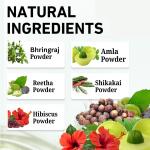 Amla, Reetha, Shikakai, Hibiscus And Bhringraj Powder for Hair Growth 50 Gms Each Combo (Pack of 5)