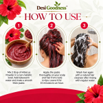 Hibiscus Powder for Hair | Natural Hibiscus Powder for Hair Growth | Pure Hibiscus Flower Powder | 100 Gms